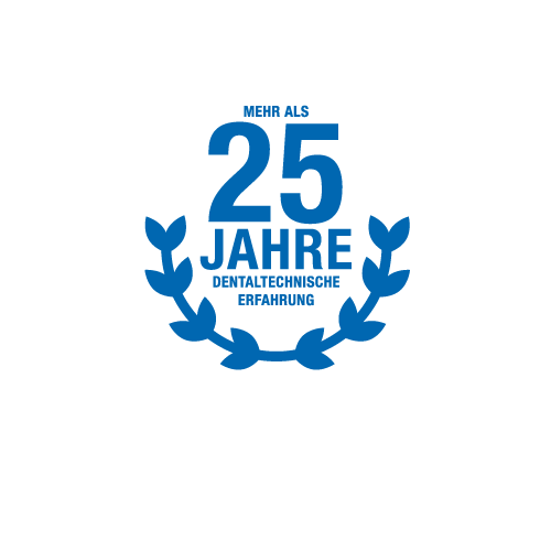 Über 25 Jahre dentaltechnische Erfahrung.